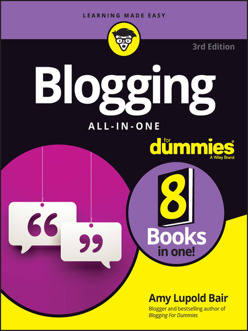 Title details for Blogging All-in-One For Dummies by Amy Lupold Bair - Available